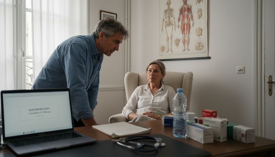 Un médecin échange avec sa patiente au sujet du CBD