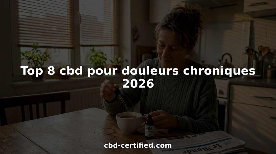 Une femme verse quelques gouttes d’huile de CBD dans sa tisane du soir, pour profiter d’un moment de détente avant de dormir.