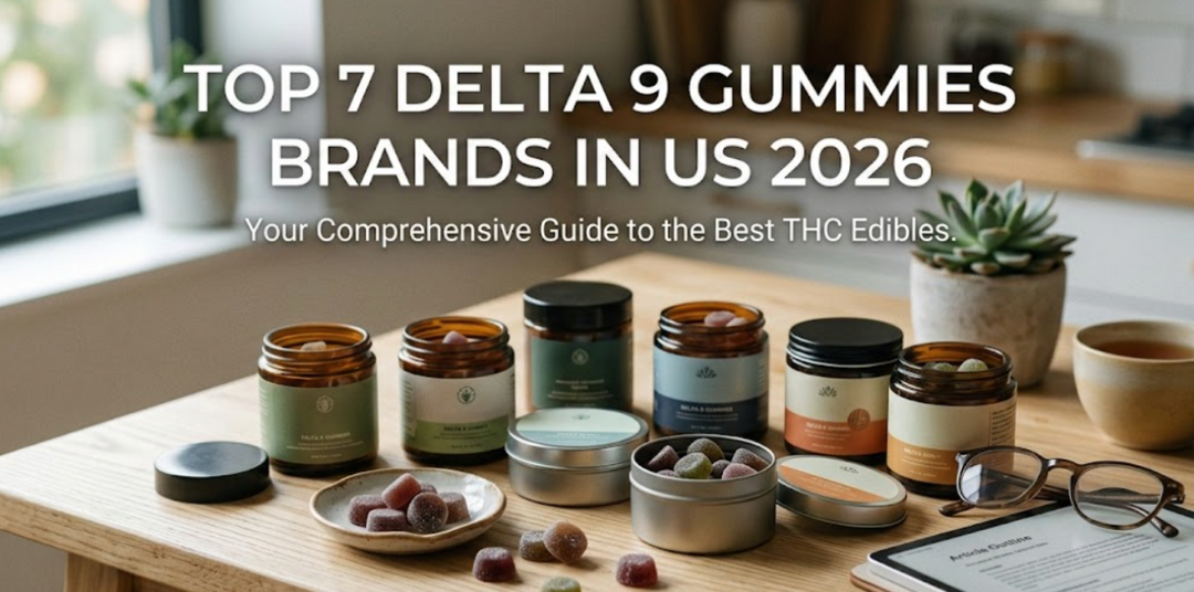 Les 7 meilleures marques de bonbons gélifiés Delta 9 aux États-Unis en 2026