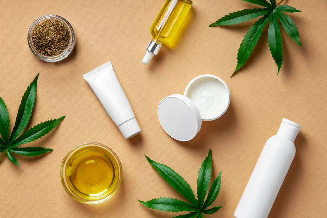 Routine beauté avec le cbd