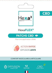 Parches HexaFLEX CBD, Músculos y Articulaciones