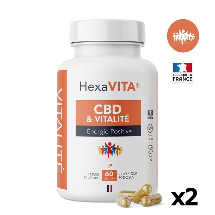 CBD Energy Vitality capsules x2