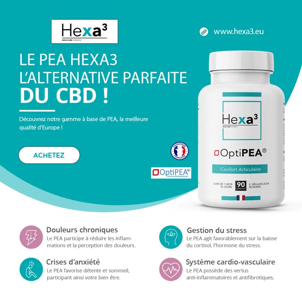 Hexa3 PEA CBD alternativo x5