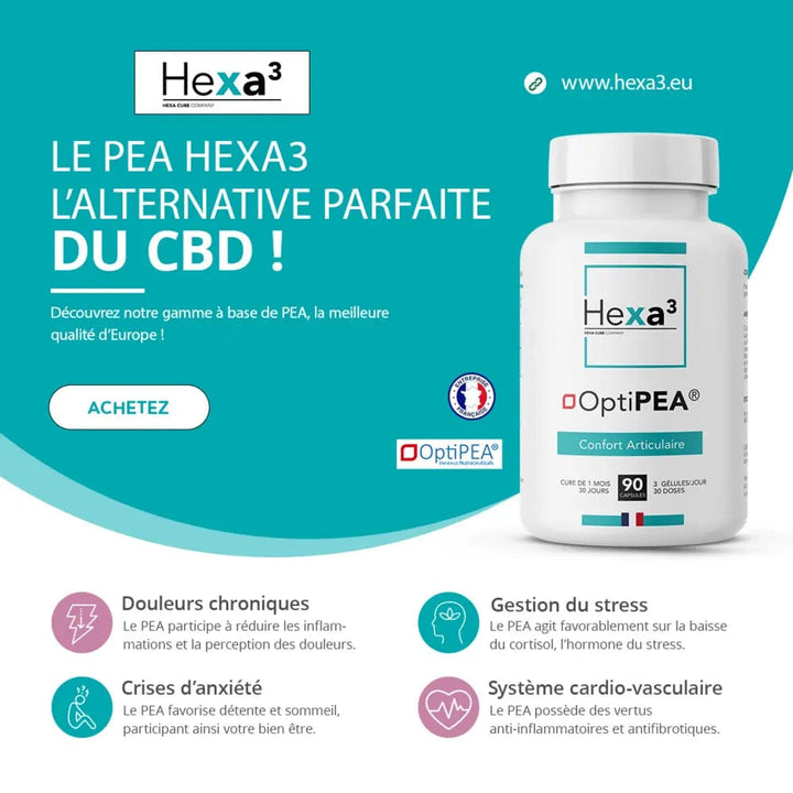 Hexa3 PEA CBD alternativo x5