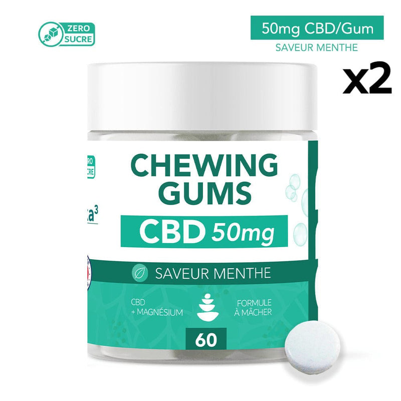 Chewing Gum CBD Menthe x2