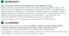 Ingrédients Chewing-Gum CBD