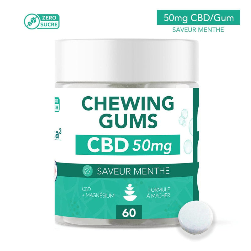 Chewing-Gum CBD + Magnésium Menthe