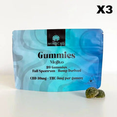 20 Gummies CBD 30mg + THC 5mg (6 smaken om uit te kiezen)