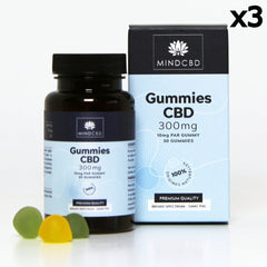 Gummies CBD sans THC x3