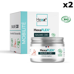 Hexaflex Baume CBD x2