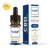 Huile CBD HexaPURE, MCT Bio, Full Spectrum 40% / 4000mg (10ml)