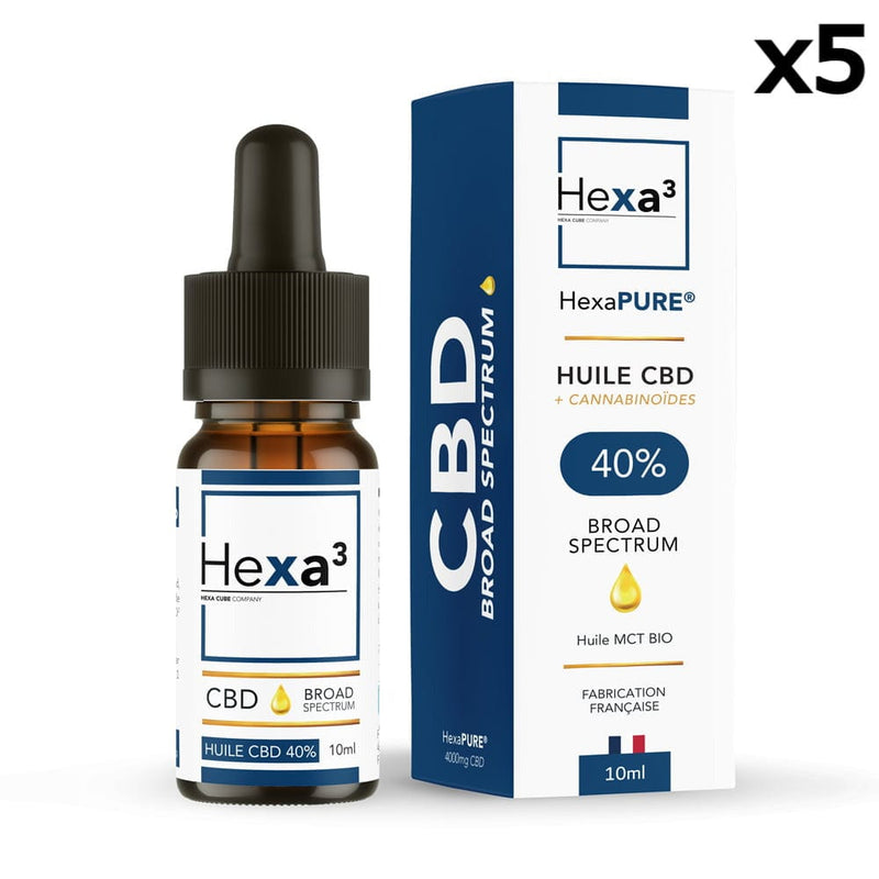Olio CBD HexaPURE, Canapa Biologica, Broad Spectrum 30% / 3000mg, THC Free (10ml)