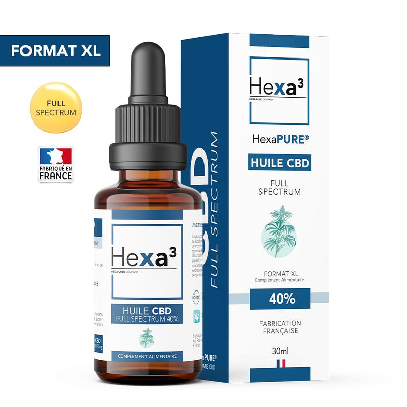 Aceite CBD Bio HexaPURE, Espectro Completo 40% / 12000mg (30ml)