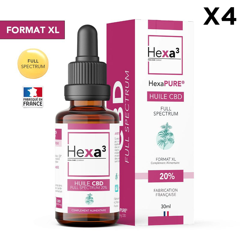 Aceite CBD Bio HexaPURE, Espectro Completo 20% / 6000mg (30ml)
