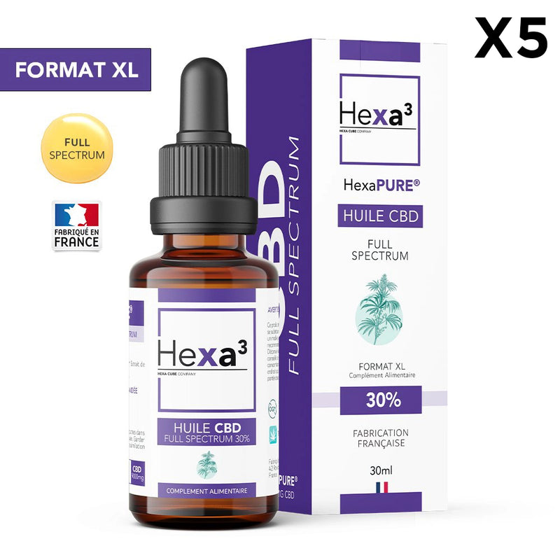 Aceite CBD Bio HexaPURE, Espectro Completo 30% / 9000mg (30ml)