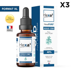 Aceite CBD Bio HexaPURE, Espectro Completo 40% / 12000mg (30ml)