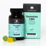 30 CBD-Gummibonbons ohne THC 750 mg, Zitrone & Apfel