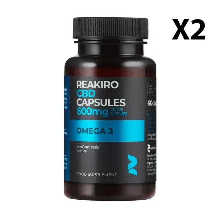 Capsule CBD Spettro Completo 600mg, Omega 3