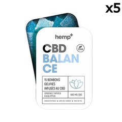 15 Gomas CBD Concentração 600mg, sem THC