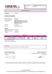 Certificat Huile CBD Hexaflex XL Mobilité