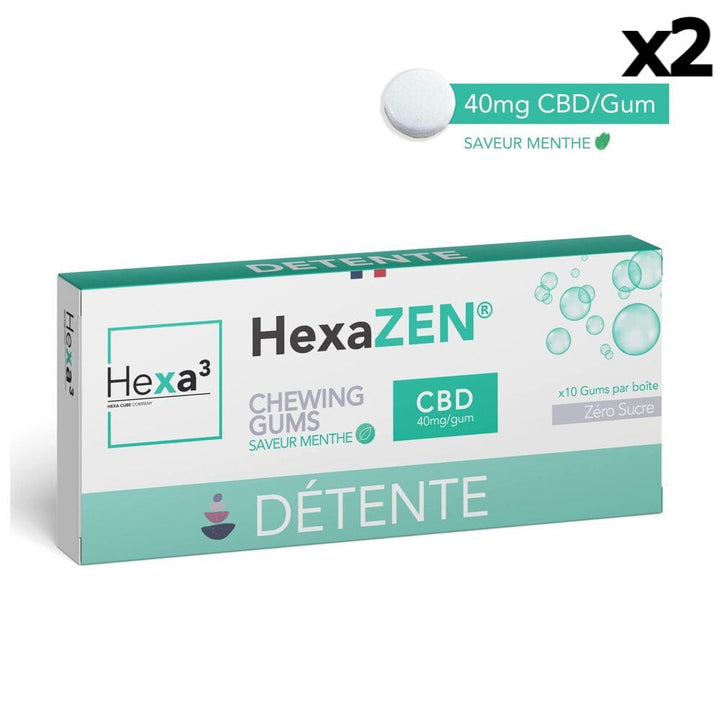 Goma de mascar CBD relaxamento x2
