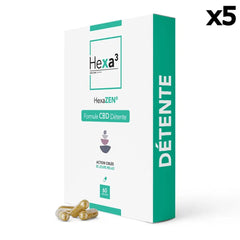 Gélules Formule CBD Détente Hexa3