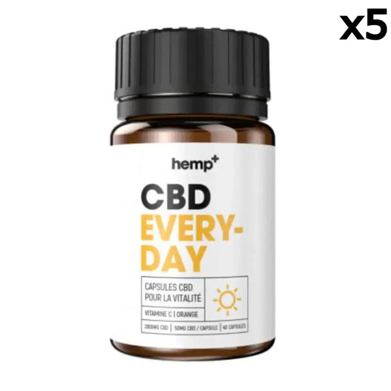 40 Cápsulas CBD Vitalidade, Amplo Espectro 2000mg, sem THC