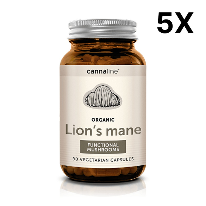 Lot de 5 flacons Cannaline d’Hericium erinaceus bio
