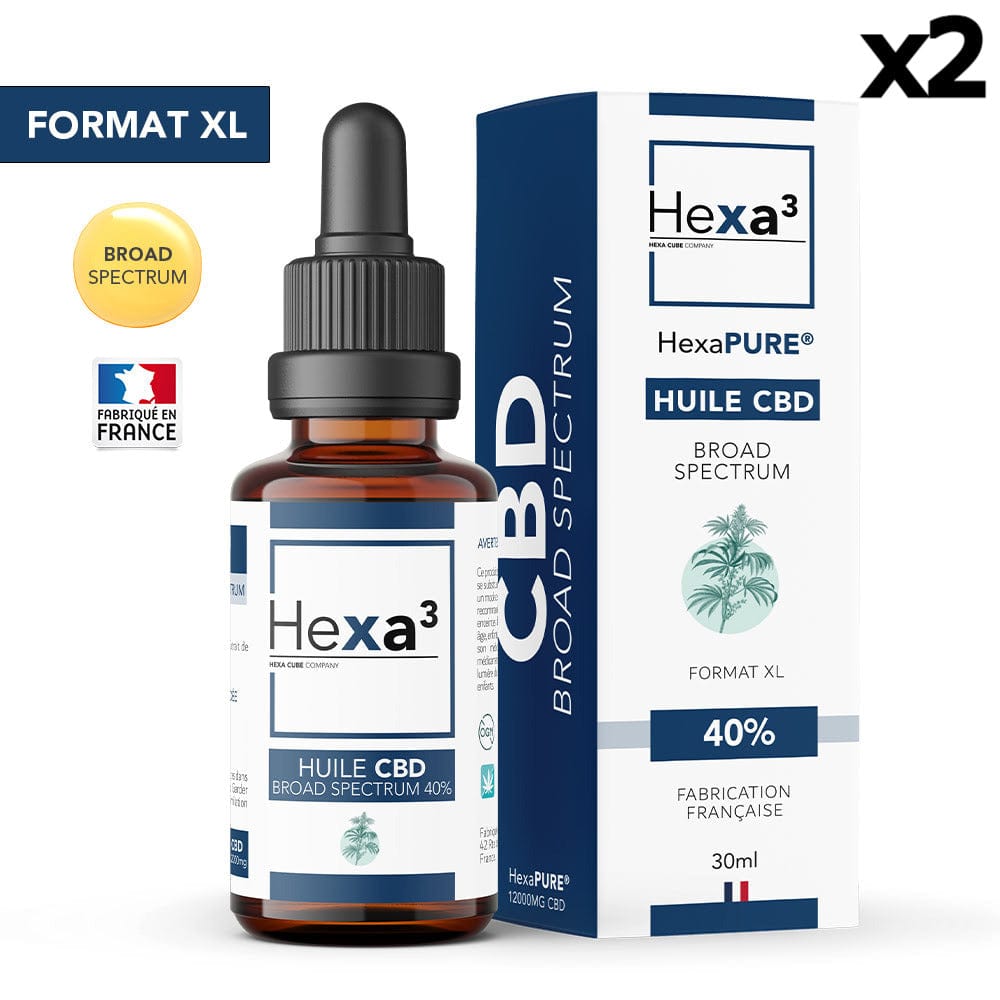 Hochkonzentriertes CBD-Öl 30 ml x2