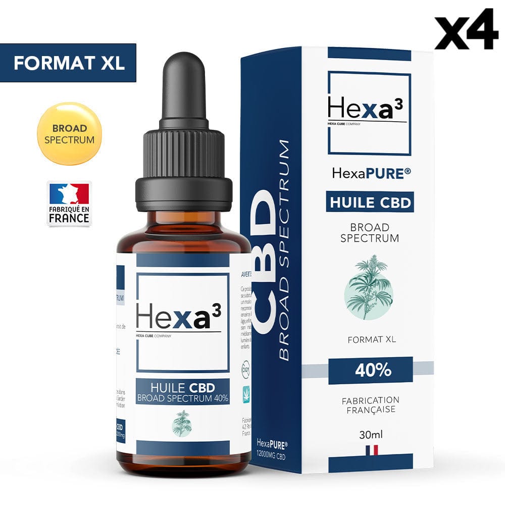 Hochkonzentriertes CBD-Öl 30 ml x4