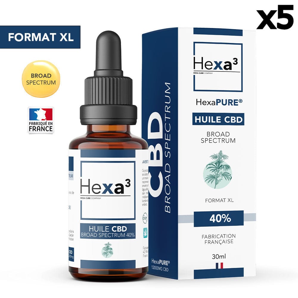 Hochkonzentriertes CBD-Öl 30 ml x5