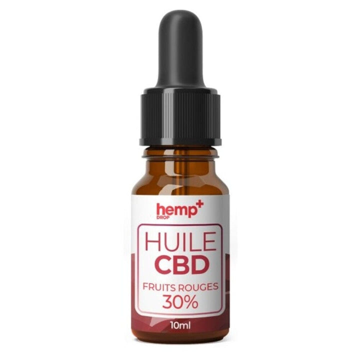Hemp+ Huiles CBD Huile CBD Fruits Rouges, Broad Spectrum, sans THC (10ml)