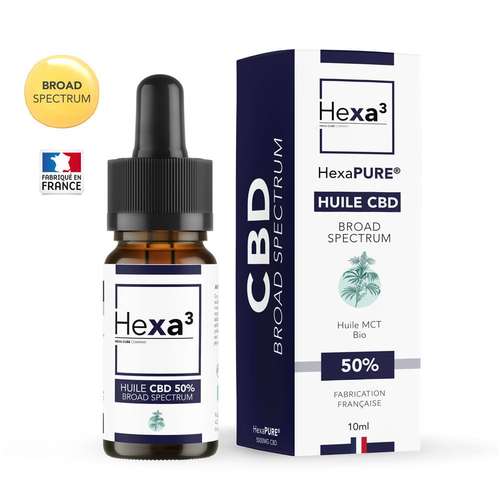 CBD-olie breedspectrum zeer hoge concentratie Hexa3