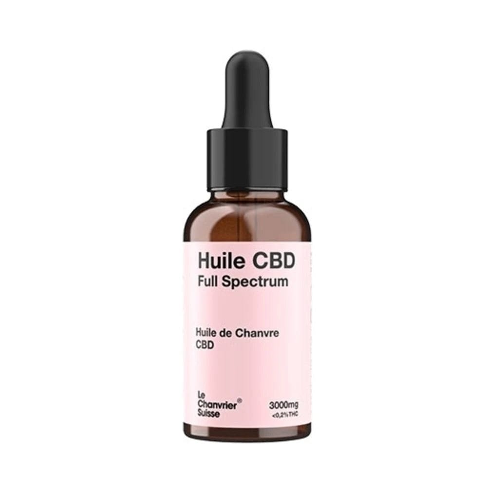 Le Chanvrier Suisse Huiles CBD Huile CBD Le Chanvrier Suisse Full Spectrum 3000mg ou 6000mg (30ml)
