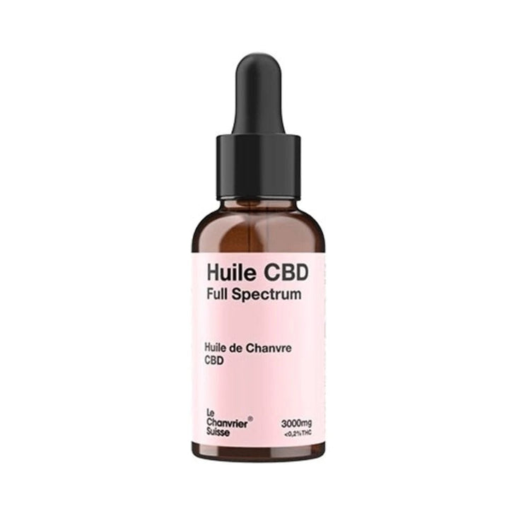 Le Chanvrier Suisse Huiles CBD Huile CBD Le Chanvrier Suisse Full Spectrum 3000mg ou 6000mg (30ml)