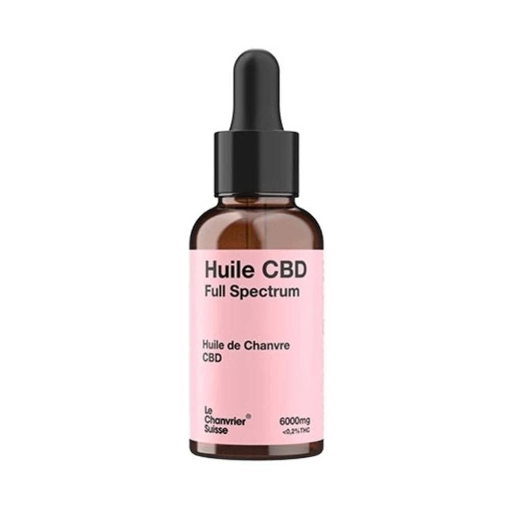Le Chanvrier Suisse Huiles CBD Huile CBD Le Chanvrier Suisse Full Spectrum 3000mg ou 6000mg (30ml)
