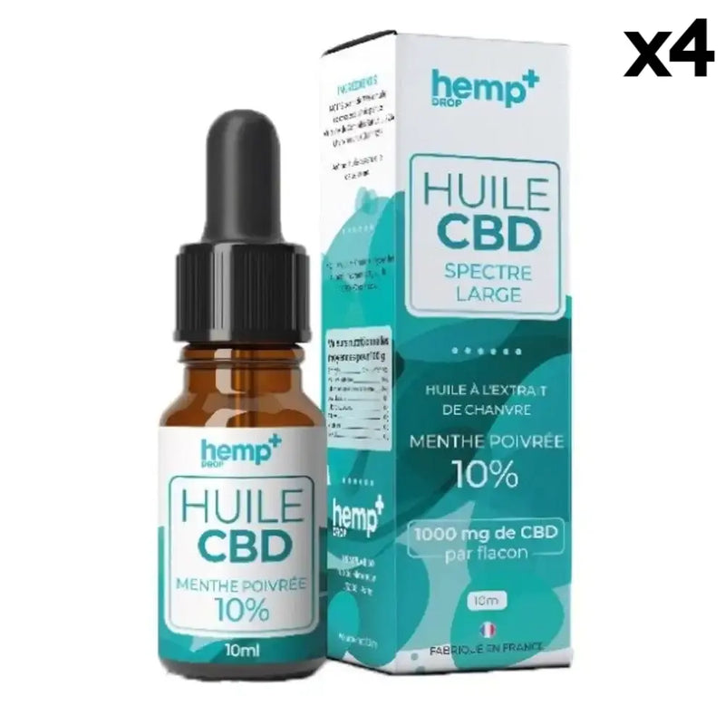 Óleo CBD Hortelã-pimenta, amplo espectro, sem THC (10ml)