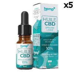 Óleo CBD Hortelã-pimenta, amplo espectro, sem THC (10ml)