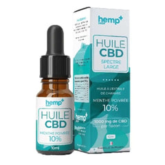 Óleo CBD Hortelã-pimenta, amplo espectro, sem THC (10ml)