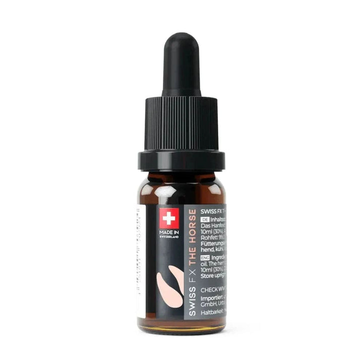 Swiss FX Huiles CBD 1 flacon Huile CBD pour Chevaux, 3000mg / 30% (10ml)