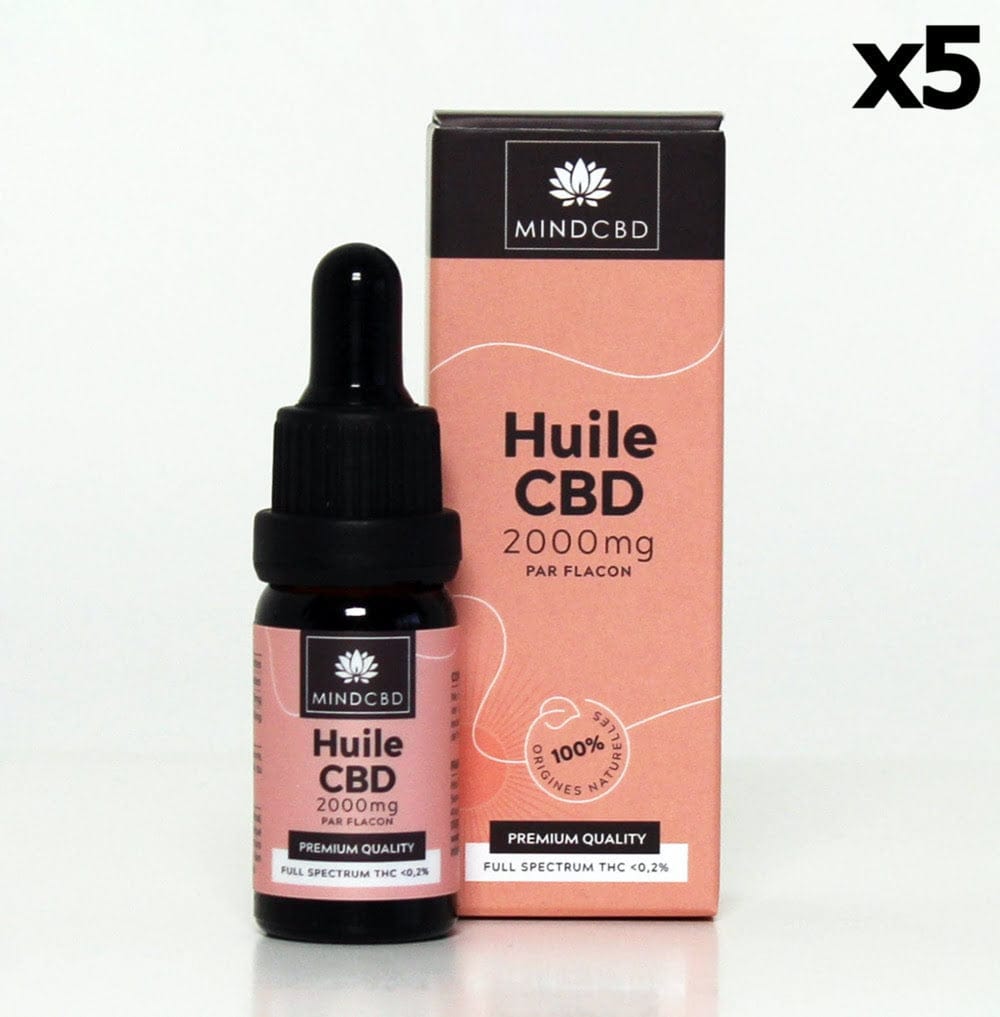 Huile CBD qualite Premium x5