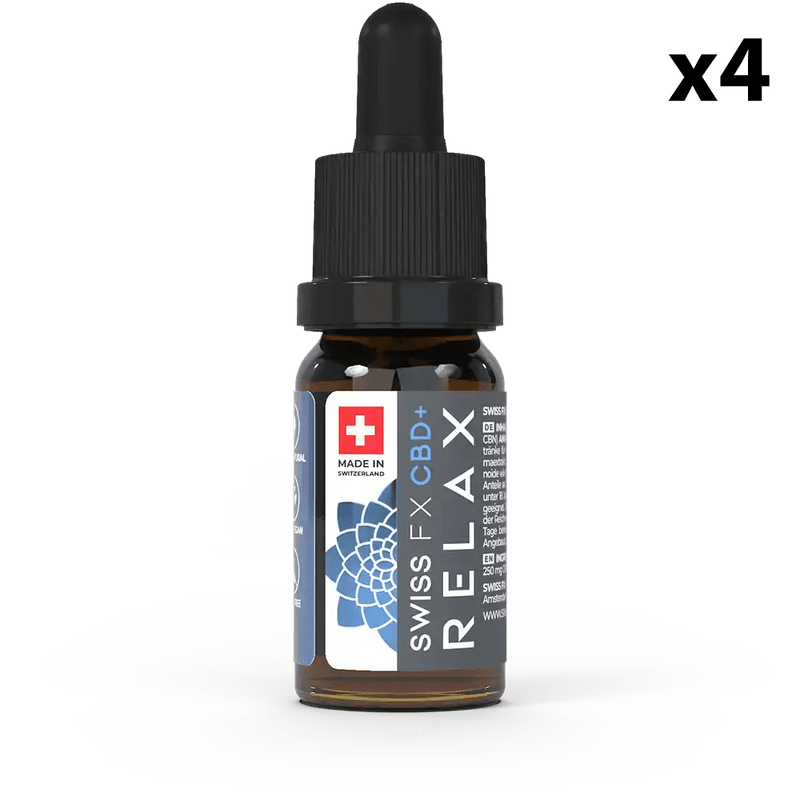 Olio CBD CBN Relax Premium 1000mg + 250mg (10ml)