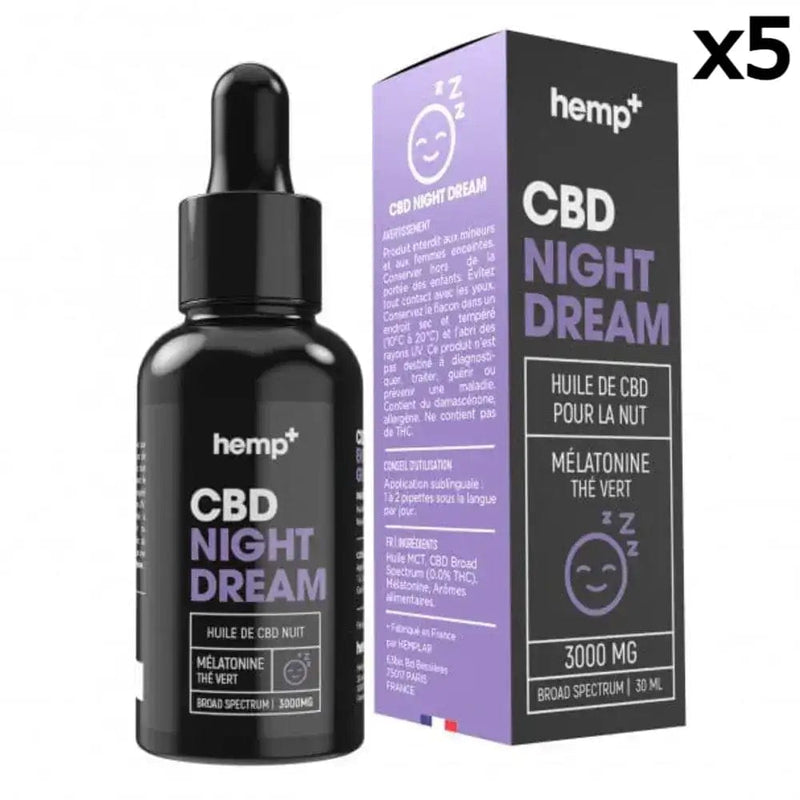 Aceite CBD para dormir "Night Dream", sin THC (30ml)