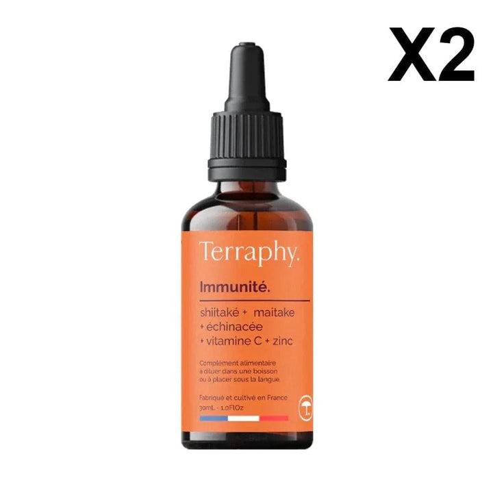 Terraphy Huiles 2 flacons Huile "Immunité" Shiitake + Maitaké