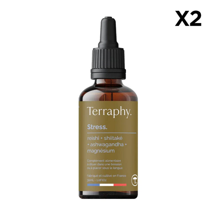 Terraphy Huiles 2 flacons Huile Reishi "Anti-Stress"
