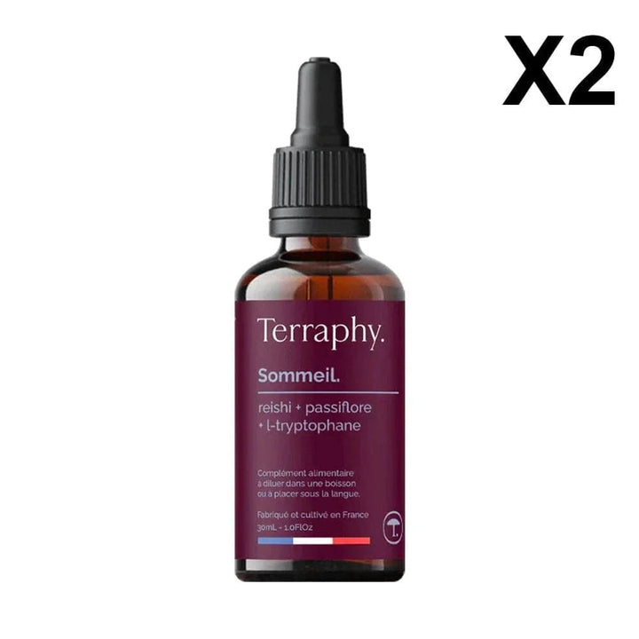 Terraphy Huiles 2 flacons Huile Reishi + Passiflore "Sommeil"