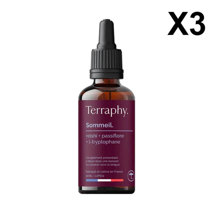 Terraphy Huiles 3 flacons Huile Reishi + Passiflore "Sommeil"