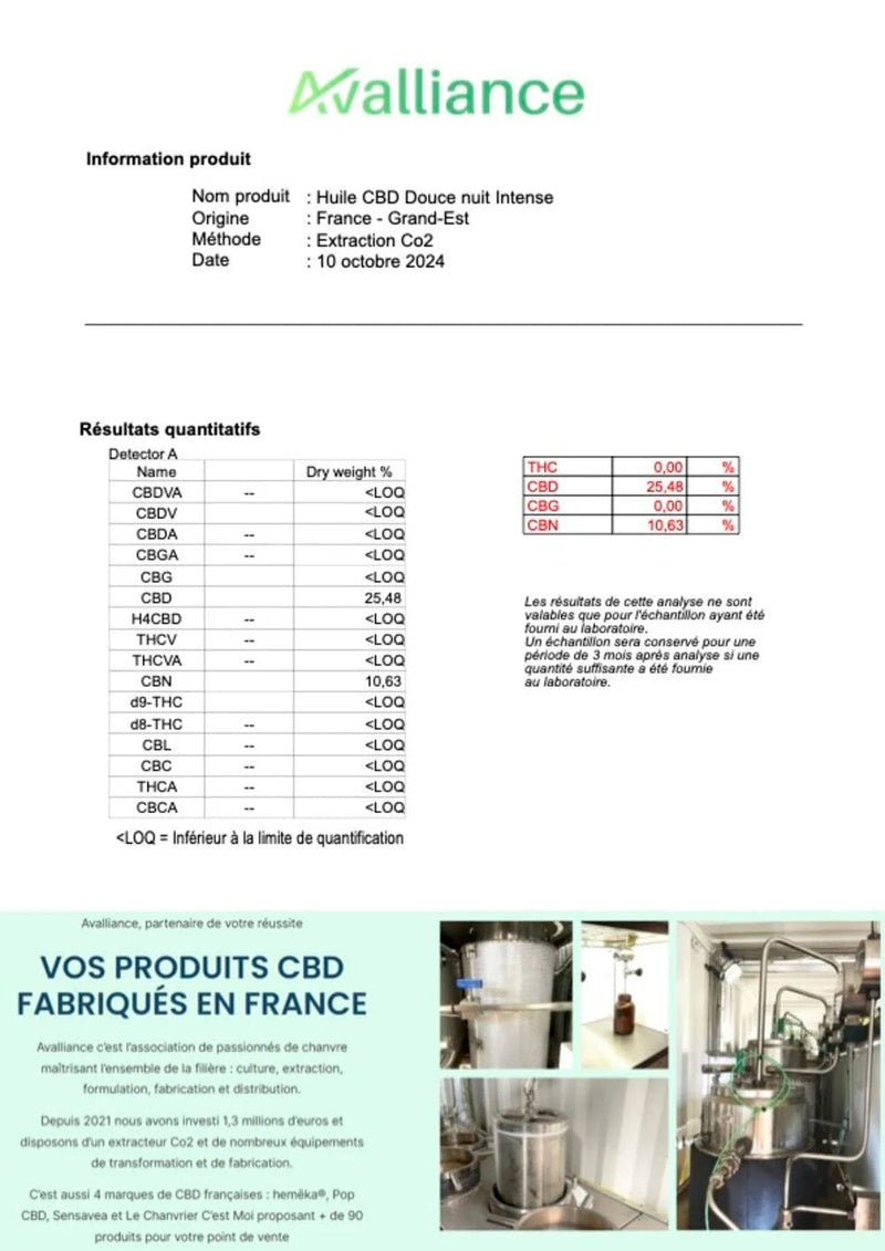 Óleo de sono CBD CBN Forte, 35% / 3500mg, sem THC (10ml)