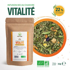 Bio vitaliteitsinfusie, met CBD-hennep