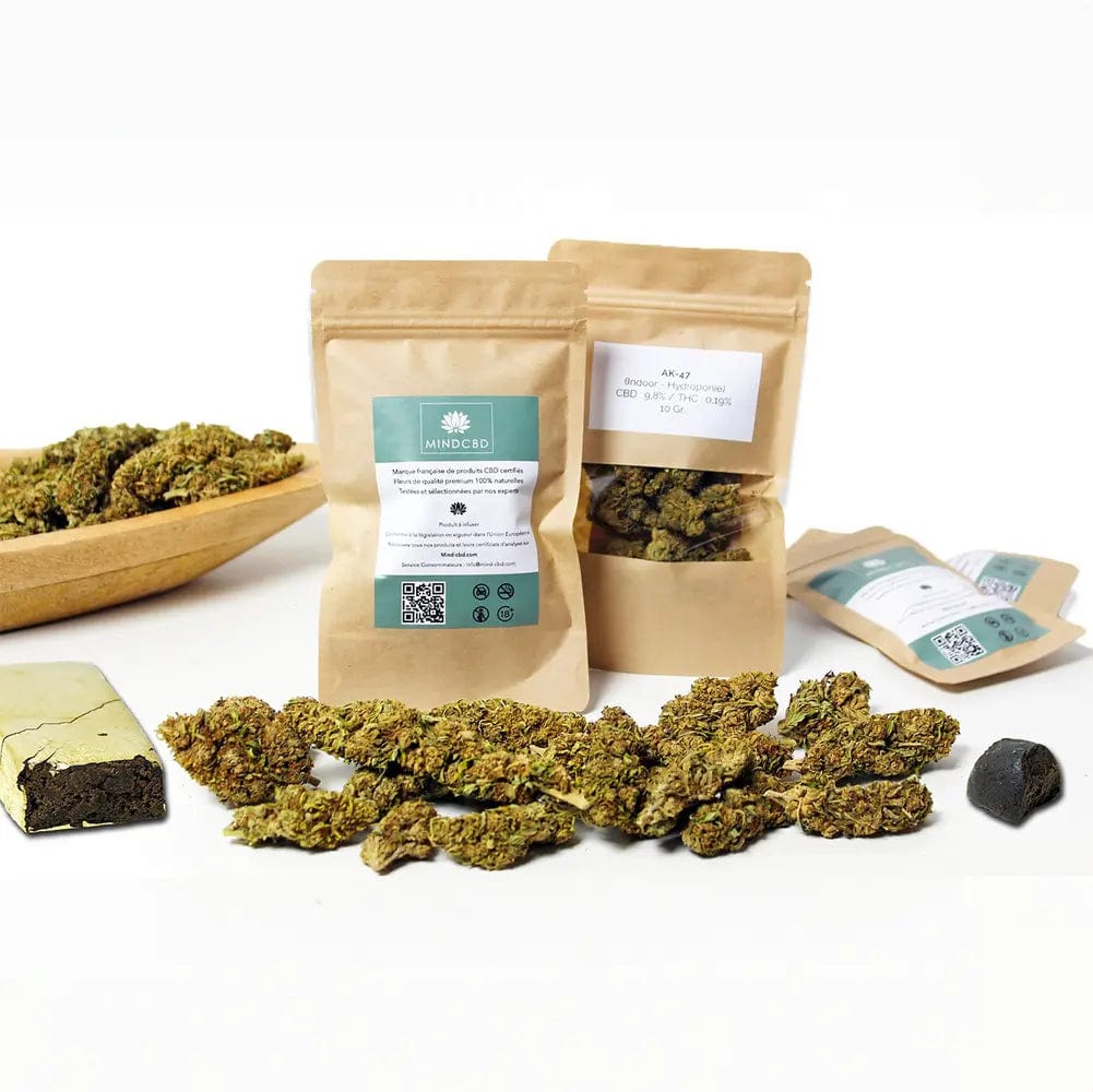 Mind CBD Fleurs CBD 10 Grammes Pack Fleurs & Résines CBD
